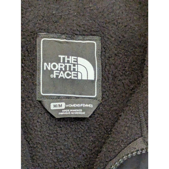 The North Face Polartec Fleece Jacket Black w Pink Logo Medium - Picture 3 of 12